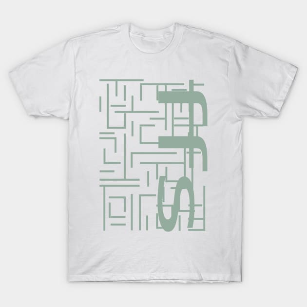 Linear typographical designs - The FFS T-Shirt by stephenignacio